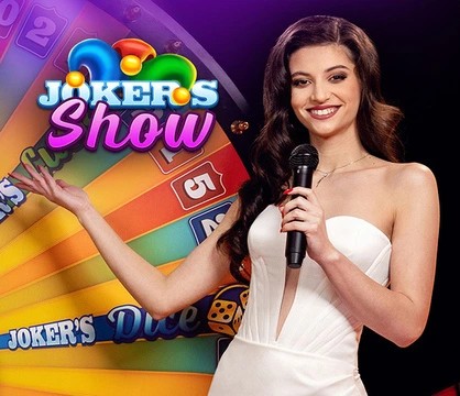 Joker’s Show slot visual from Skywind Group available on starzino-app.com